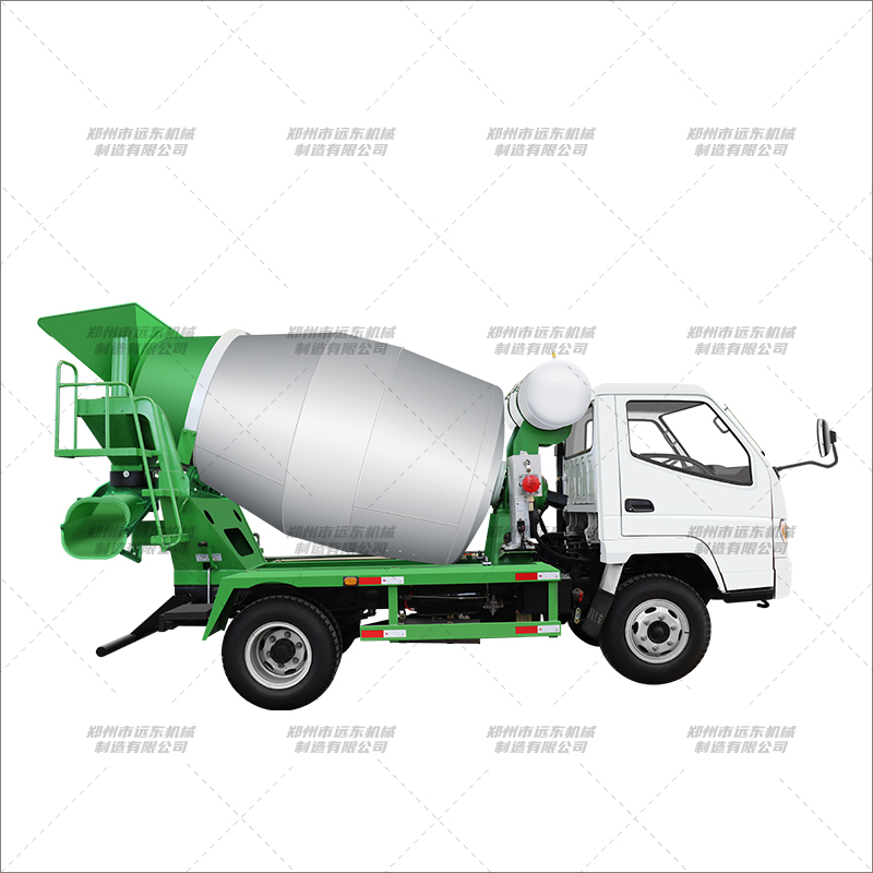 3方轻卡混凝土搅拌罐车(图1) 3方轻卡混凝土搅拌罐车(图1)