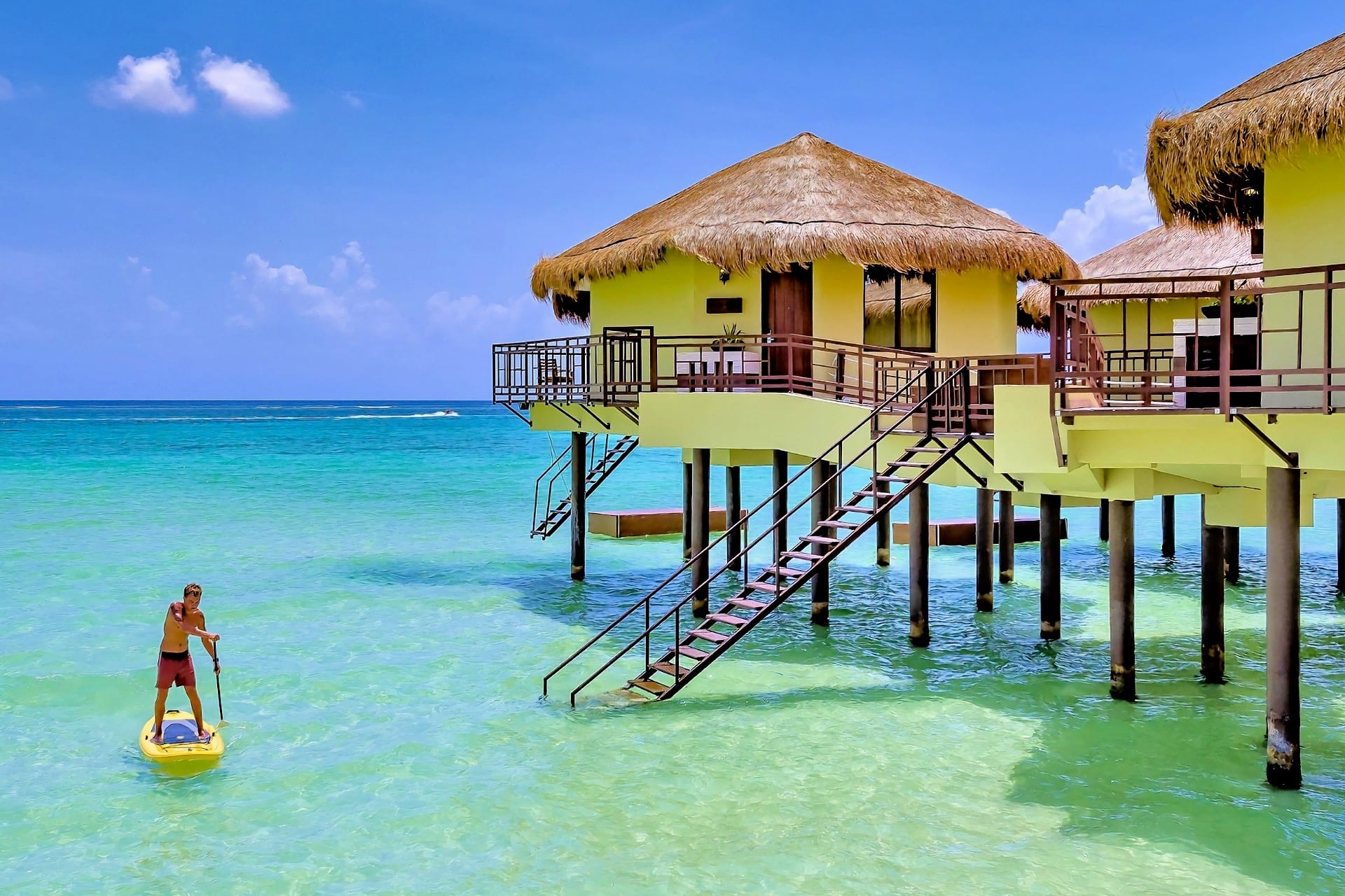 The Most Breathtaking Overwater Bungalows in Mexico